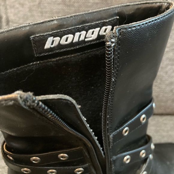 Bongo y2k vintage, like new heeled boots with strap detail. - Picture 7 of 9